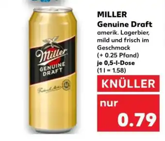Kaufland MILLER Genuine Draft Angebot
