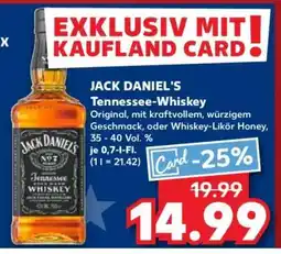 Kaufland Jack Daniel’s Tennessee Whiskey Angebot