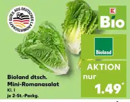 Kaufland Bioland dtsch. Mini-Romanasalat Angebot