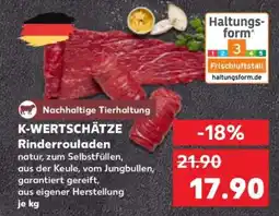 Kaufland K-WERTSCHÄTZE Rinderrouladen Angebot