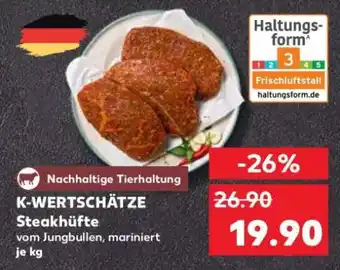 Kaufland K-WERTSCHÄTZE Steakhüfte Angebot