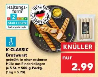 Kaufland K-CLASSIC Bratwurst Angebot
