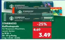 Kaufland STARBUCKS Kaffeekapseln Angebot