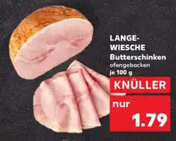 Kaufland LANGE-WIESCHE Butterschinken Angebot