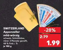 Kaufland Appenzeller mild-würzig Angebot