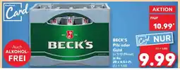 Kaufland BECK'S Pils oder Gold Angebot