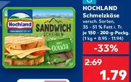 Kaufland HOCHLAND Schmelzkäse Angebot
