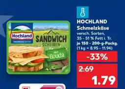 Kaufland HOCHLAND Schmelzkäse Angebot