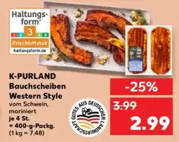 Kaufland K-PURLAND Bauchscheiben Western Style Angebot