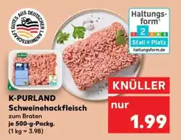 Kaufland K-PURLAND Schweinehackfleisch Angebot