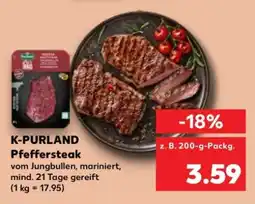 Kaufland K-PURLAND Pfeffersteak Angebot