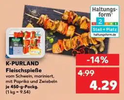 Kaufland K-PURLAND Fleischspieße Angebot