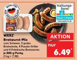 Kaufland WERZ Bratwurst-Mix Angebot