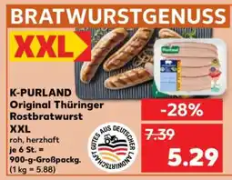 Kaufland K-PURLAND Original Thüringer Rostbratwurst XXL Angebot