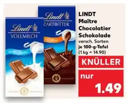 Kaufland Lindt Maître Chocolatier Schokolade Angebot