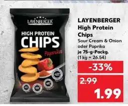 Kaufland LAYENBERGER High Protein Chips Angebot