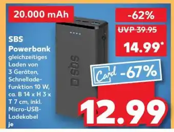 Kaufland SBS Powerbank Angebot
