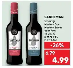 Kaufland SANDEMAN Sherry Angebot