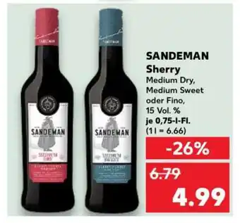 Kaufland SANDEMAN Sherry Angebot