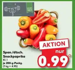 Kaufland Span./dtsch. Snackpaprika Angebot