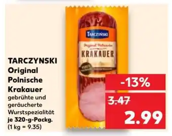 Kaufland TARCZYNSKI Original Polnische Krakauer Angebot