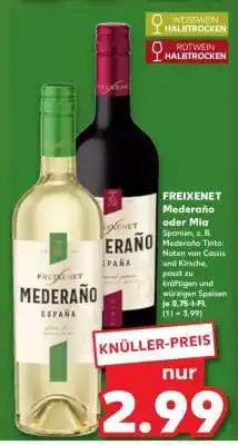Kaufland FREIXENET Mederaño oder Mia Angebot