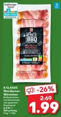 Kaufland K-CLASSIC Mini-Berner-Würstchen Angebot