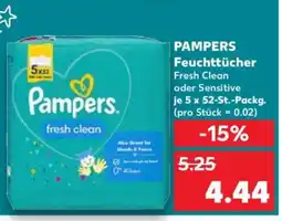 Kaufland PAMPERS Feuchttücher Angebot