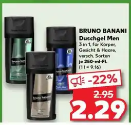 Kaufland BRUNO BANANI Duschgel Men Angebot