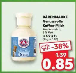 Kaufland Bärenmarke Genussvolle Kaffee-Milch Angebot
