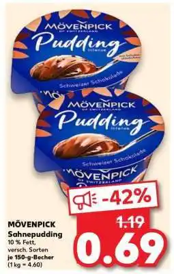 Kaufland MÖVENPICK Sahnepudding Angebot