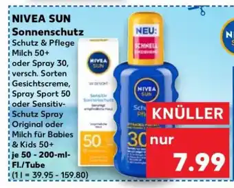 Kaufland NIVEA SUN Sonnenschutz Angebot