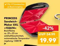 Kaufland PRINCESS Sandwich-Maker XXL 132614 Angebot