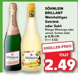 Kaufland Söhnlein Brillant Angebot