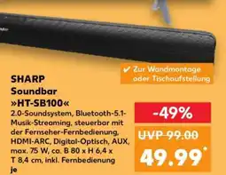Kaufland SHARP Soundbar HT-SB100 Angebot