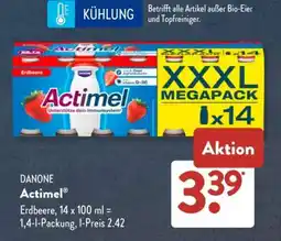 Aldi Süd Danone Actimel Erdbeere Angebot