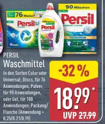 Aldi Nord PERSIL Waschmittel Angebot