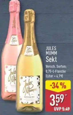 Aldi Nord Jules Mumm Sekt Angebot