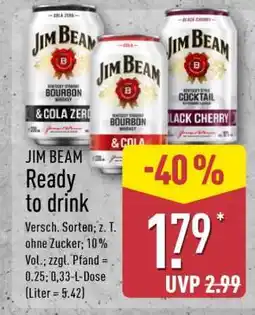 Aldi Nord JIM BEAM Ready to drink Angebot