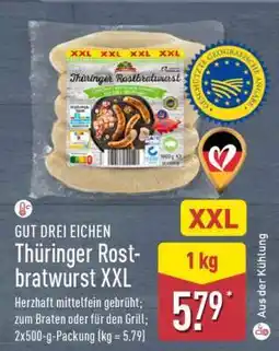 Aldi Nord Thüringer Rostbratwurst XXL Angebot