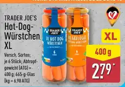 Aldi Nord TRADER JOE'S Hot-Dog-Würstchen XL Angebot