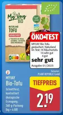 Aldi Nord MYVAY Bio-Tofu Angebot