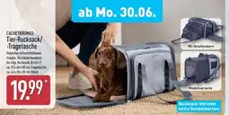 Aldi Nord CACHET&ROMEO Tier-Rucksack/-Tragetasche Angebot