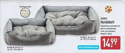 Aldi Nord ROMEO Hundebett Angebot