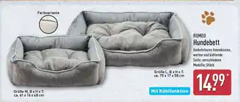 Aldi Nord ROMEO Hundebett Angebot