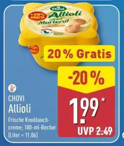 Aldi Nord Chovi Allioli Angebot