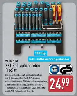 Aldi Nord WORKZONE XXL-Schraubendreher-Bit-Set Angebot