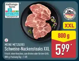 Aldi Nord Schweine- Nackensteaks XXL Angebot