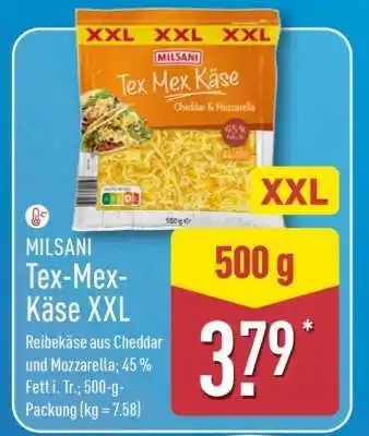 Aldi Nord MILSANI Tex-Mex-Käse XXL Angebot