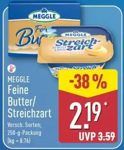Aldi Nord Meggle Feine Butter/ Streichzart Angebot